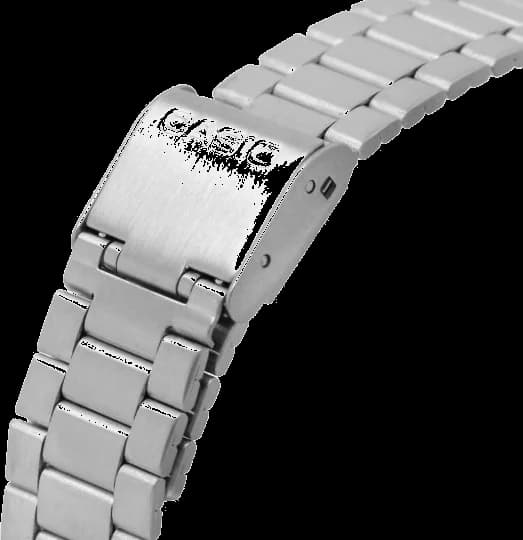 Montre Casio A168WER-2AEF unisexe verso boîtier