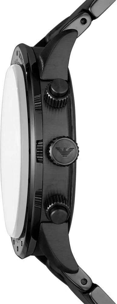 Montre Emporio Armani AR11242 homme détail cadran noir