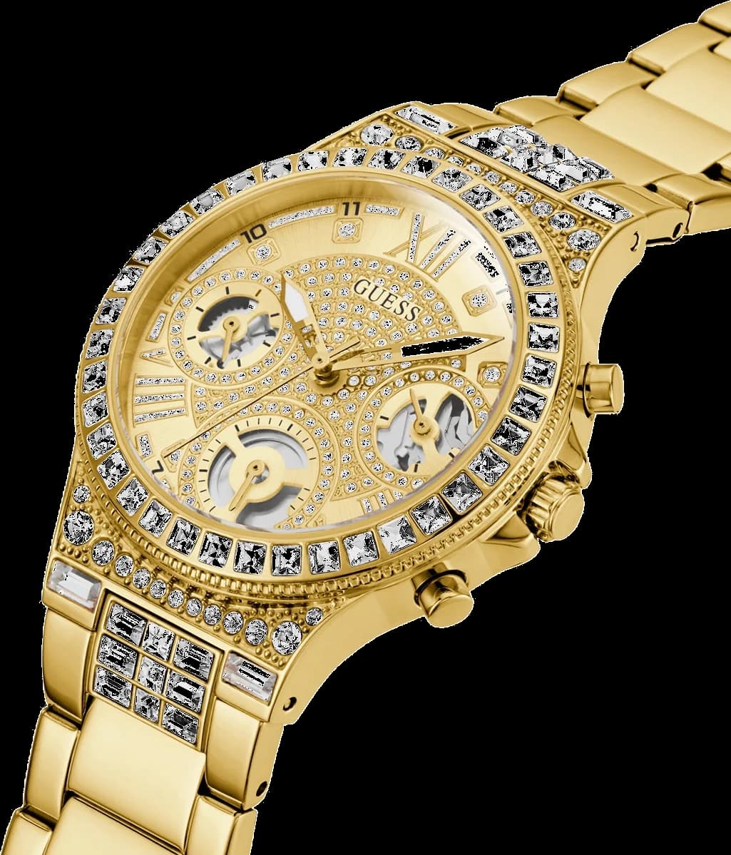 Montre Guess Moonlight GW0320L2 bracelet acier doré boucle déployante
