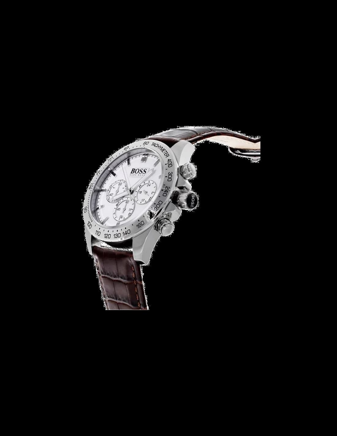 Montre Hugo Boss 1513175 homme détail cadran argent