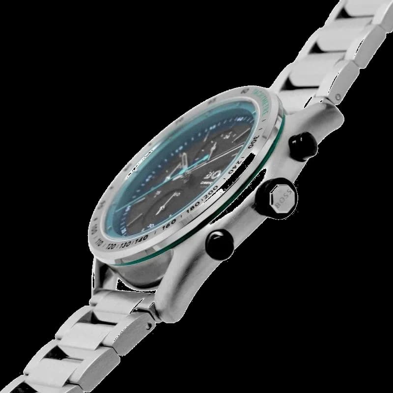 Montre Hugo Boss 1514023 homme détail cadran noir