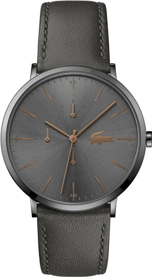 Montre Lacoste 2011059 homme cadran gris bracelet cuir