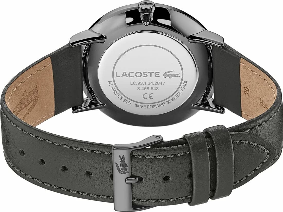 Montre Lacoste 2011059 homme détail cadran gris