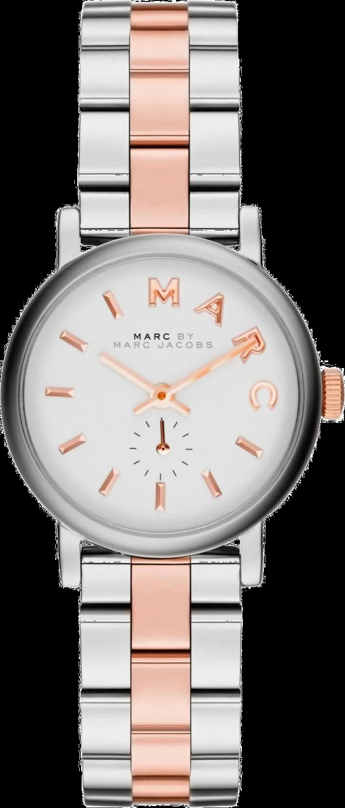 Montre Marc Jacobs MBM3331 en Acier Bicolore Argenté et Or Rose