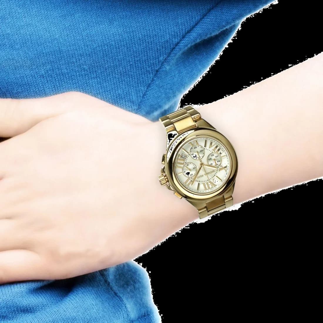 Montre Michael Kors MK5635 femme verso boîtier or