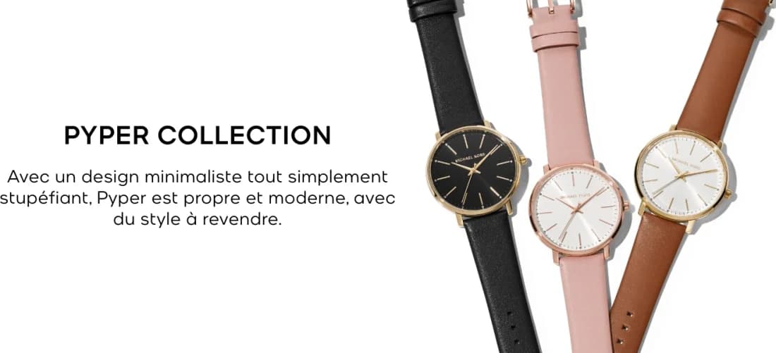 Montre Michael Kors Parker MK6107 Chronomètre en acier noir