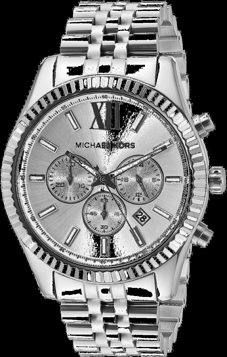 Montre Michael Kors MK8405 Chronomètre Sport en Acier Argenté