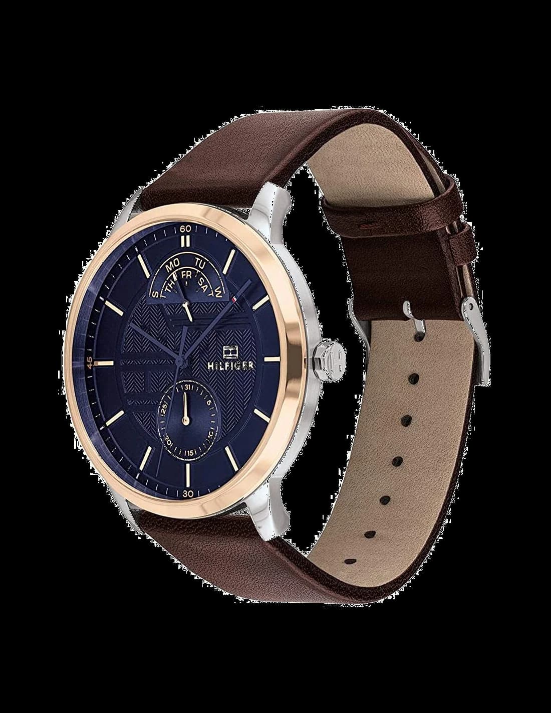 Montre Tommy Hilfiger 1710418 homme détail cadran bleu
