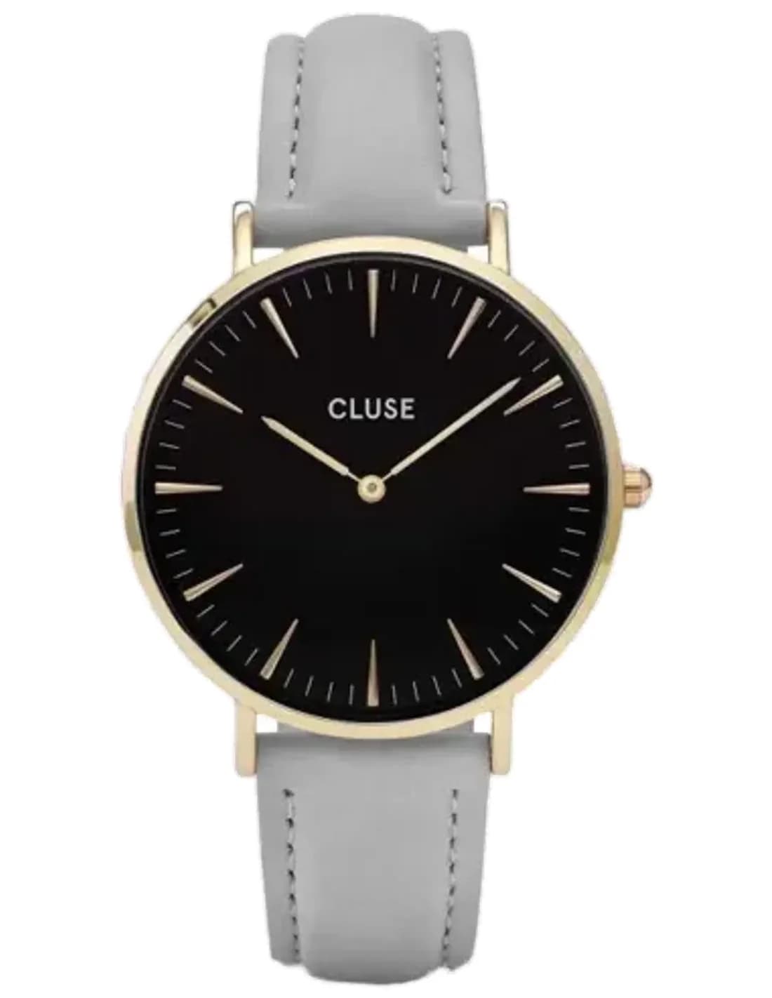 Montre Femme Cluse La Bohème CL18411 Bracelet en cuir noir