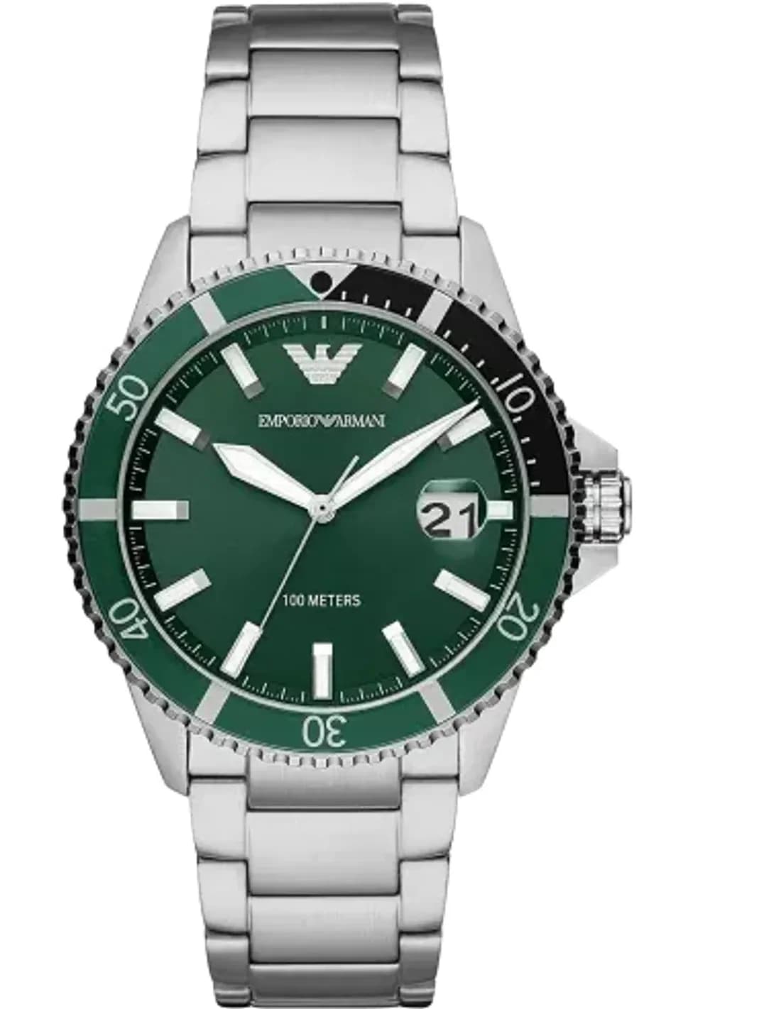 Montre Homme Emporio Armani Diver AR11338 cadran vert