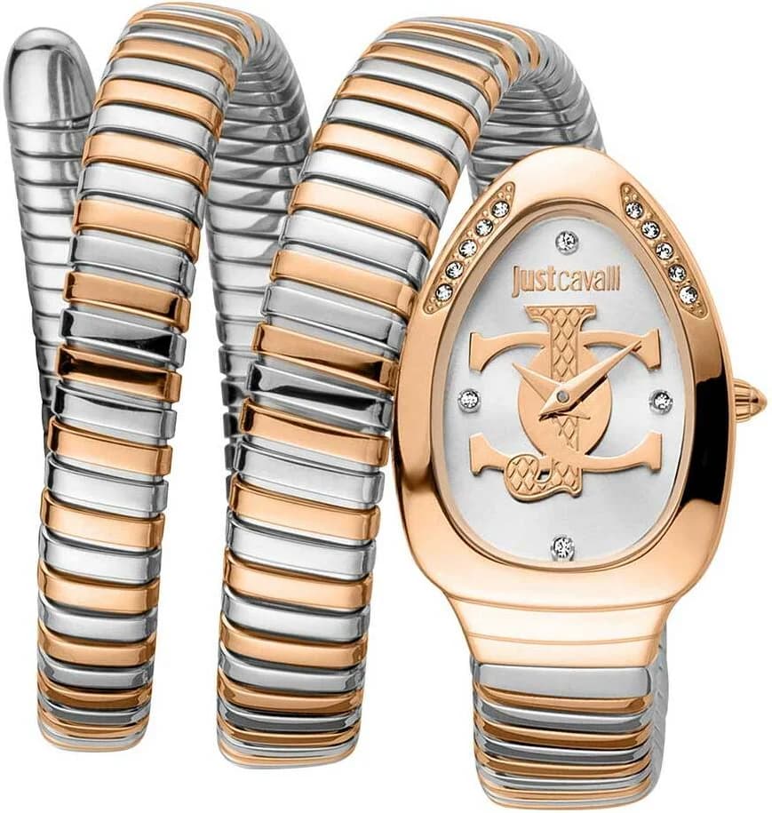 Montre Just Cavalli JC1L228M0085 Bicolore Argenté et Doré 34mm