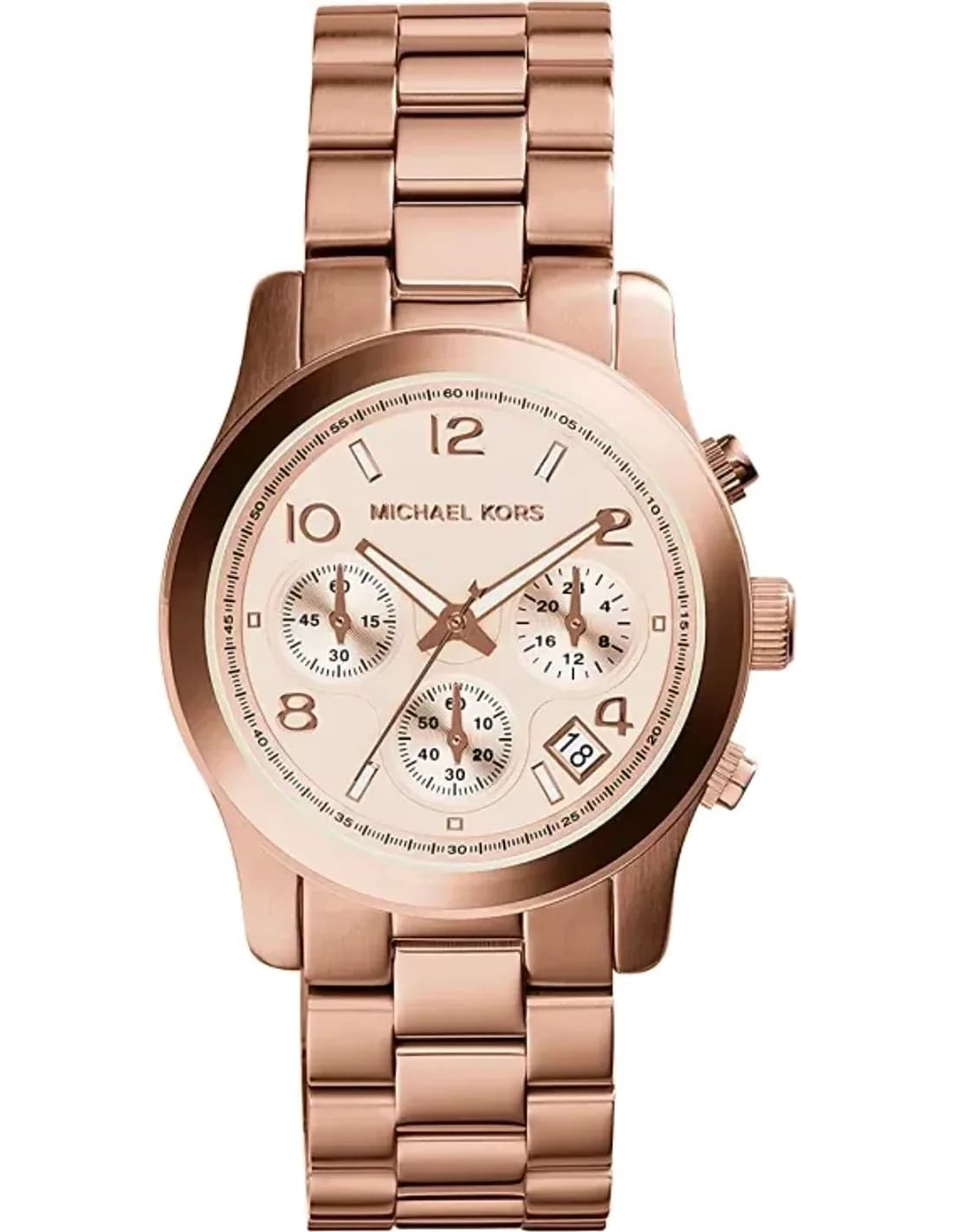 Montre Femme Michael Kors Runway MK5128 en acier or rose
