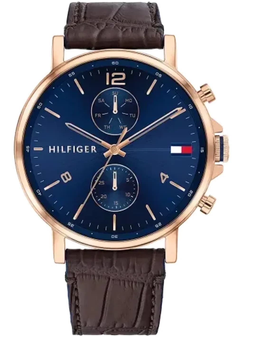 Montre Tommy Hilfiger 1710418 Daniel Cadran Bleu et Or Rose